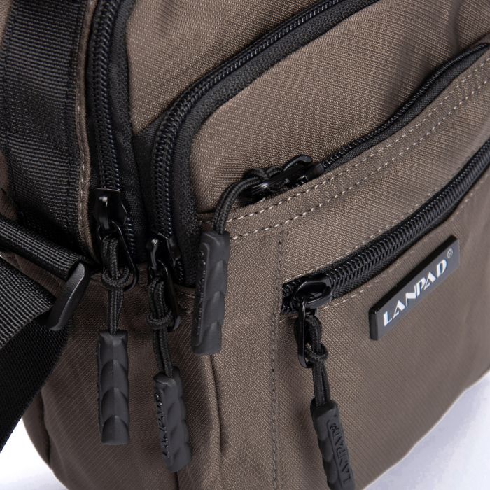 Сумка Мужская Планшет нейлон Lanpad A98222 brown мал