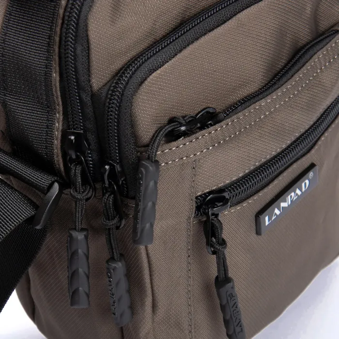 Сумка Мужская Планшет нейлон Lanpad A98222 brown мал