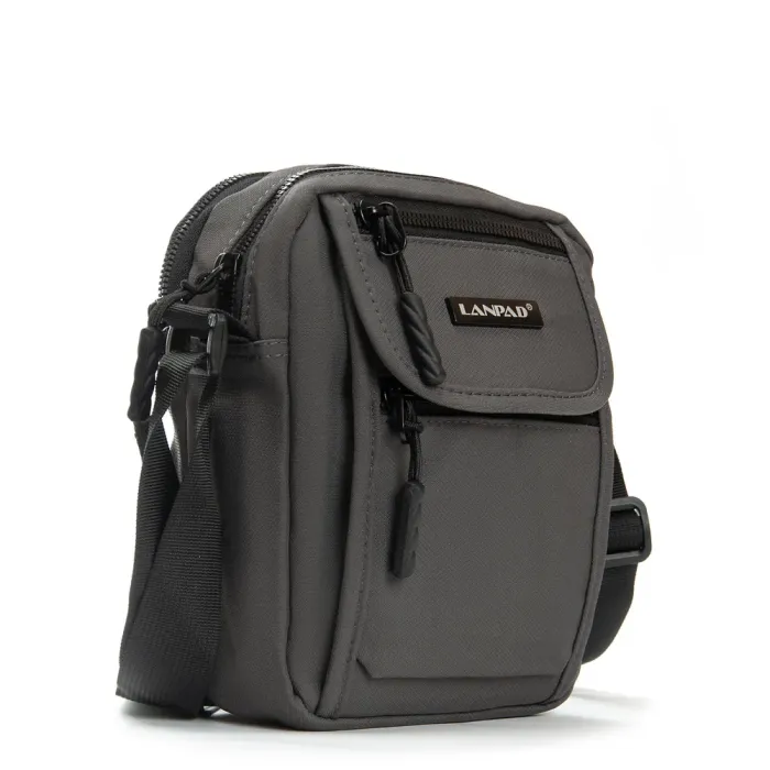 Сумка Мужская Планшет нейлон Lanpad 0938 grey мал