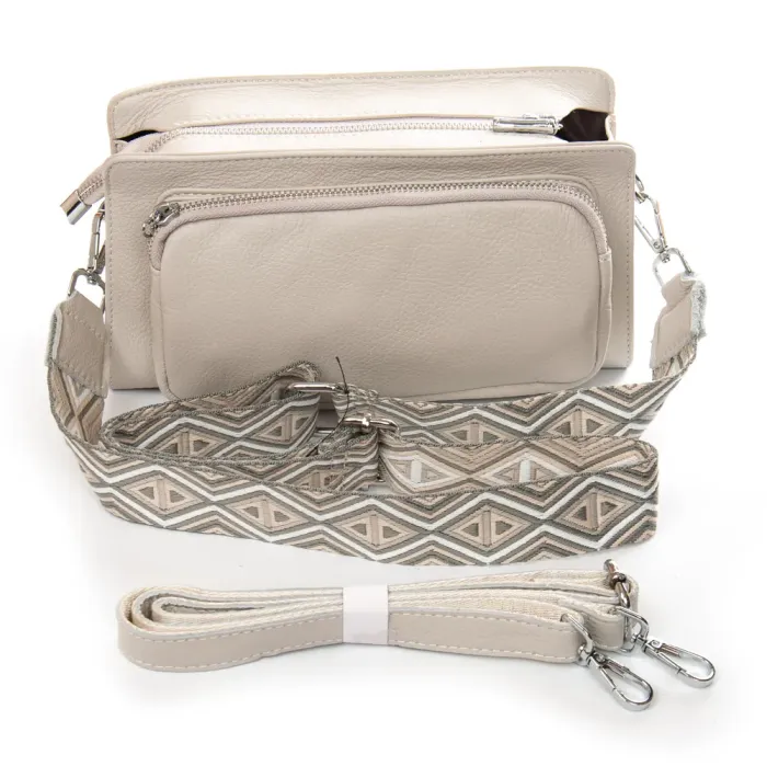 Сумка Женская Классическая кожа ALEX RAI 2051-9 l.beige