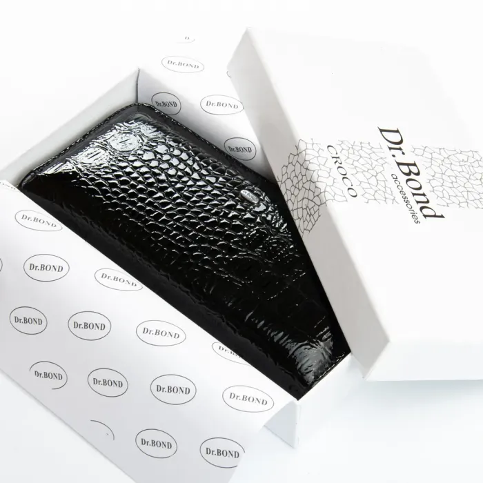 Кошелек PE Женский кожа DR. BOND PEW38 black