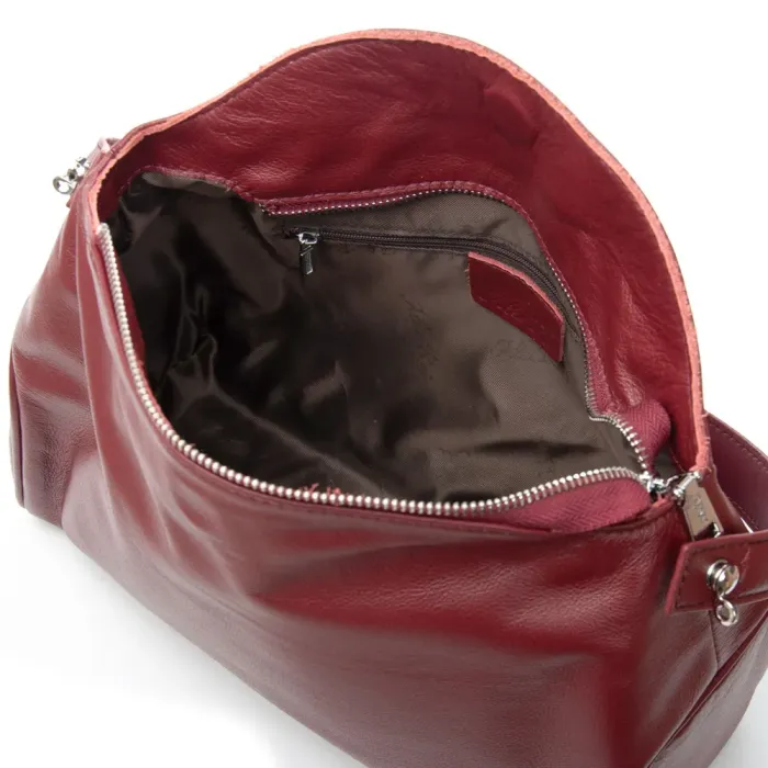 Сумка Женская Классическая кожа ALEX RAI 91007-9 bordo