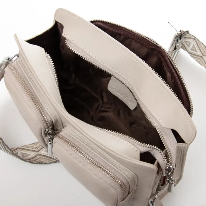 Сумка Женская Классическая кожа ALEX RAI 2051-9 l.beige