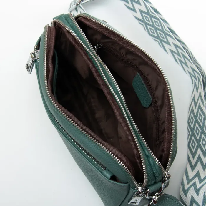 Сумка Женская Классическая кожа ALEX RAI 8960 l.green