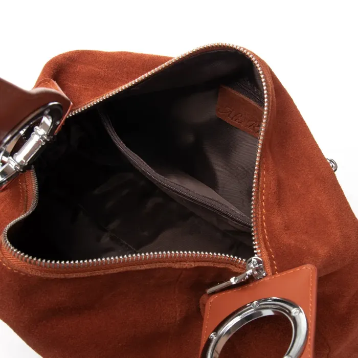 Сумка Женская Классическая замш ALEX RAI 2066-9 camel