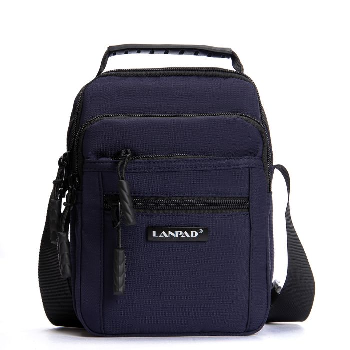Сумка Мужская Планшет нейлон Lanpad A98222 blue мал