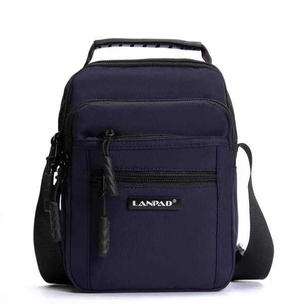 Сумка Мужская Планшет нейлон Lanpad A98222 blue мал