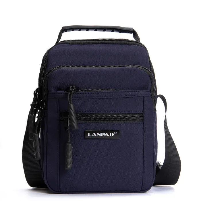 Сумка Мужская Планшет нейлон Lanpad A98222 blue мал