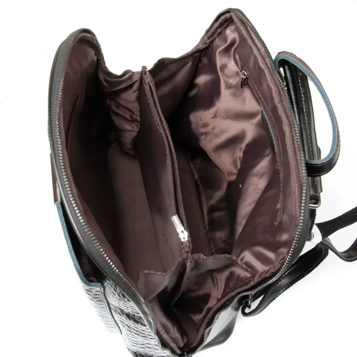 Сумка Женская Рюкзак кожа ALEX RAI 8628 black