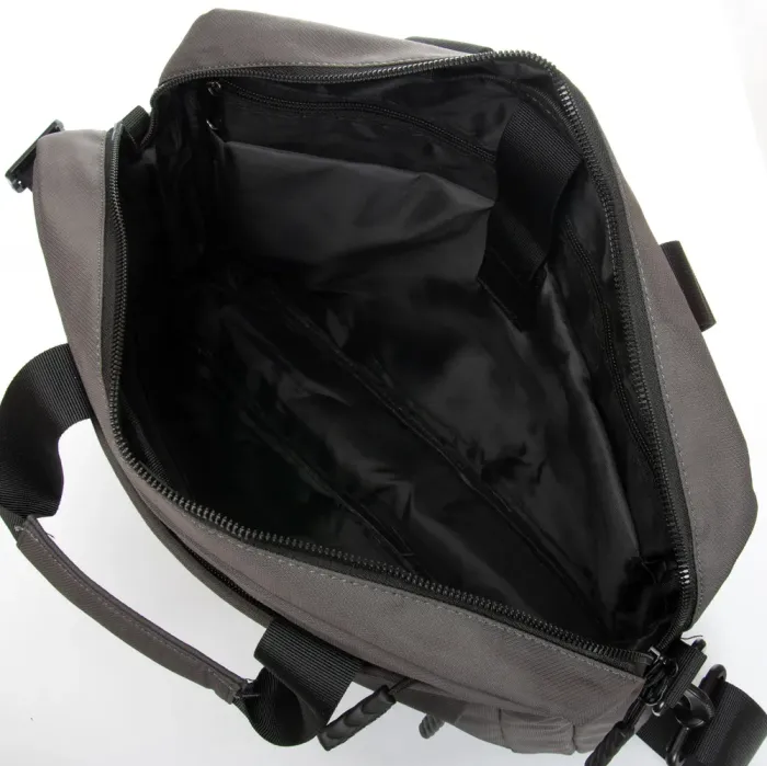 Сумка Мужская Для Ноутбука нейлон Lanpad 37017 grey