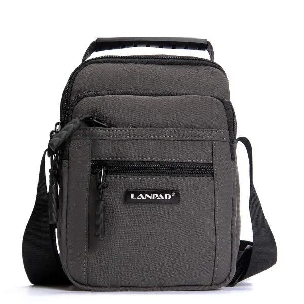 Сумка Мужская Планшет нейлон Lanpad A98222 grey мал