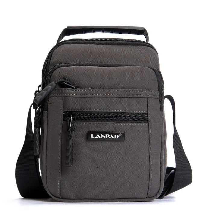 Сумка Мужская Планшет нейлон Lanpad A98222 grey мал