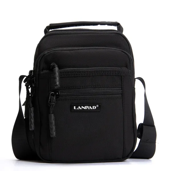 Сумка Мужская Планшет нейлон Lanpad A98222 black мал