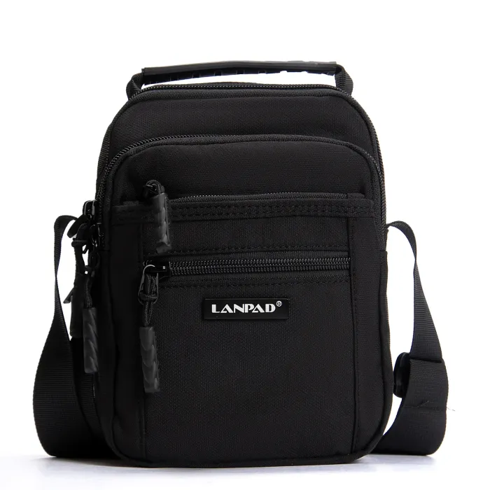 Сумка Мужская Планшет нейлон Lanpad A98222 black мал