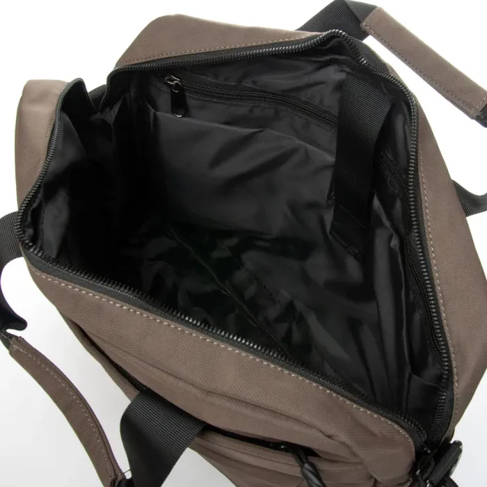 Сумка Мужская Для Ноутбука нейлон Lanpad 37017 brown