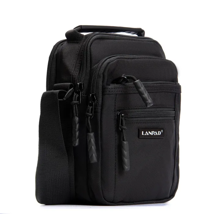 Сумка Мужская Планшет нейлон Lanpad A98222 black мал