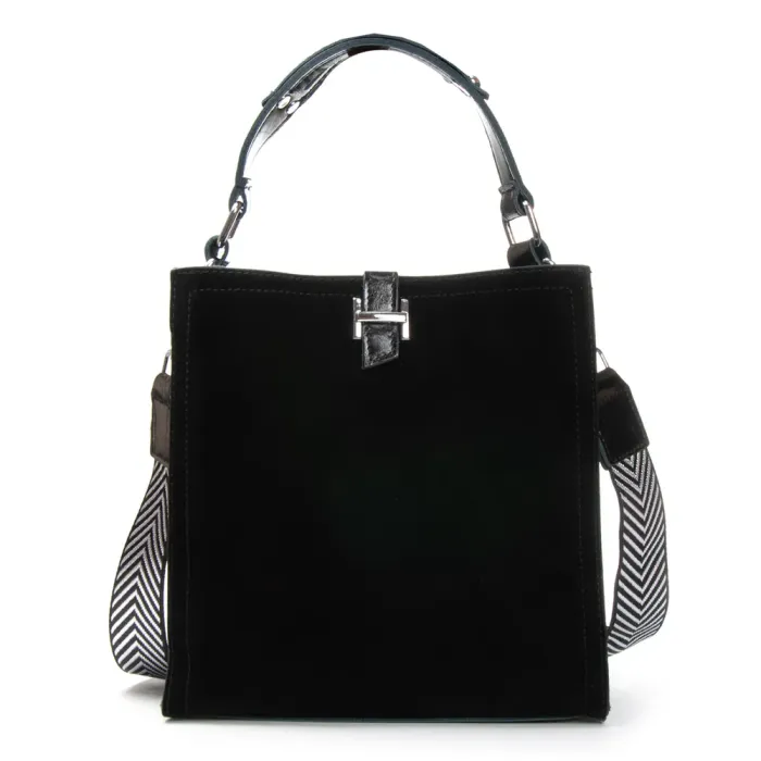 Сумка Женская Классическая замш ALEX RAI 9701-1 black