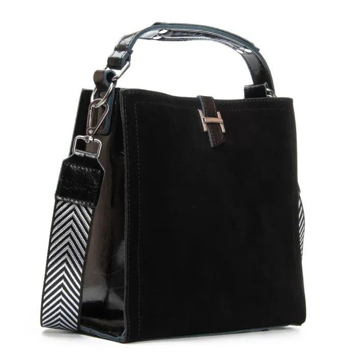 Сумка Женская Классическая замш ALEX RAI 9701-1 black