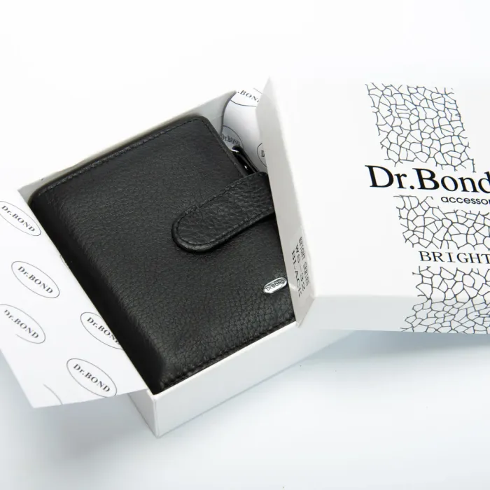 Кошелек Bright Женский кожа DR. BOND WS-32 black