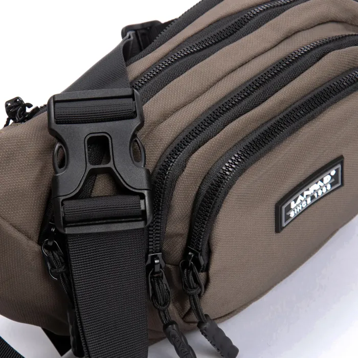Сумка Мужская На пояс нейлон Lanpad 61056 brown