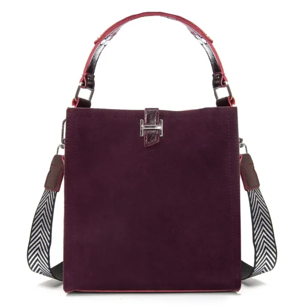 Сумка Женская Классическая замш ALEX RAI 9701-1 bordo