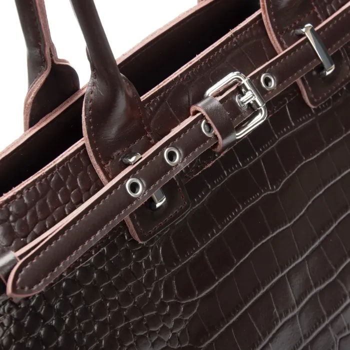 Сумка Женская Классическая кожа ALEX RAI 00108 brown