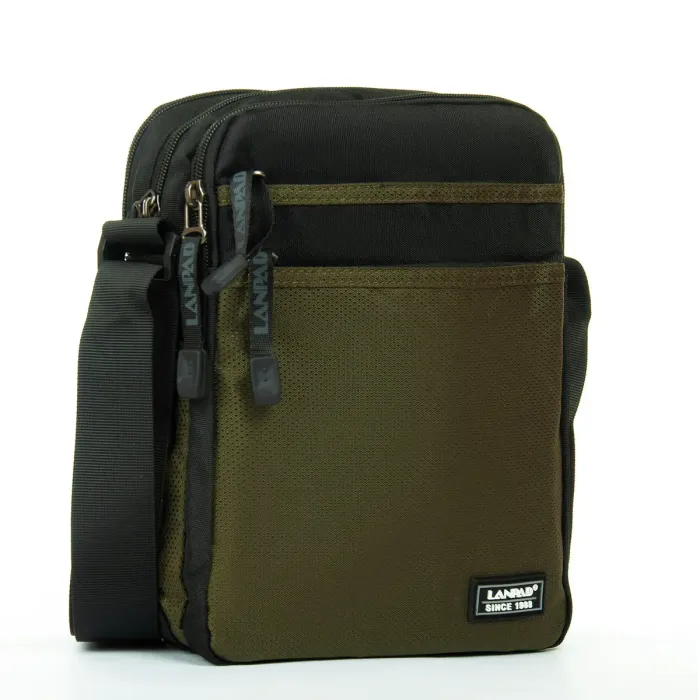 Сумка Мужская Планшет нейлон Lanpad 15028 green