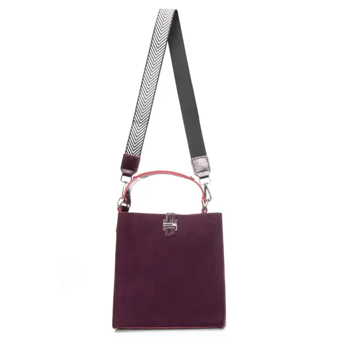 Сумка Женская Классическая замш ALEX RAI 9701-1 bordo