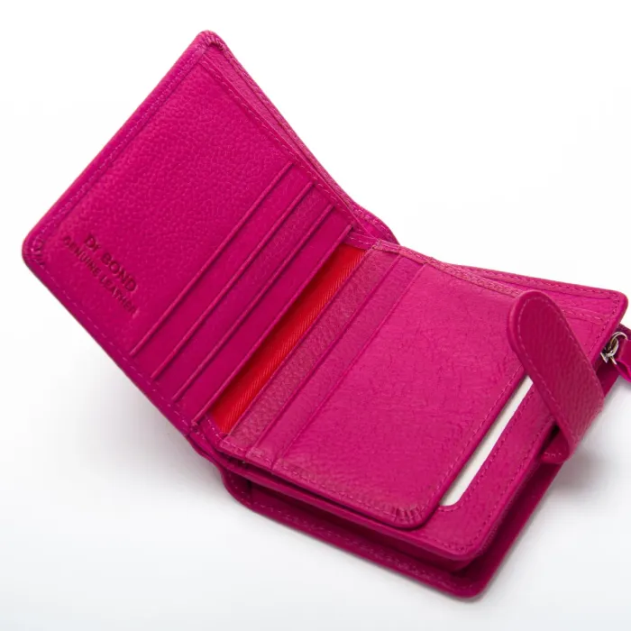 Кошелек Bright Женский кожа DR. BOND WS-32 plum-red