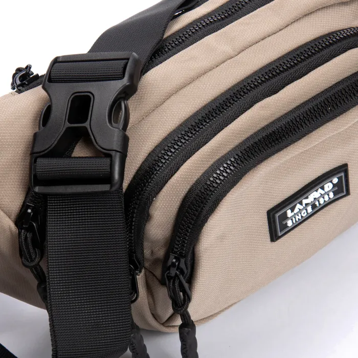 Сумка Мужская На пояс нейлон Lanpad 61056 khaki