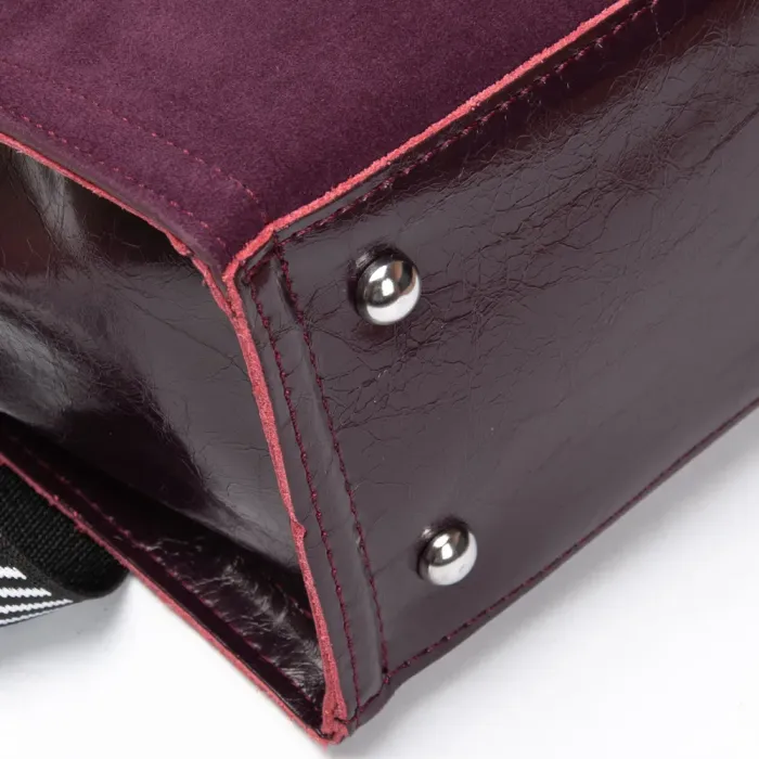 Сумка Женская Классическая замш ALEX RAI 9701-1 bordo