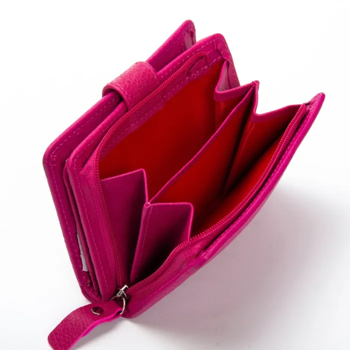Кошелек Bright Женский кожа DR. BOND WS-32 plum-red