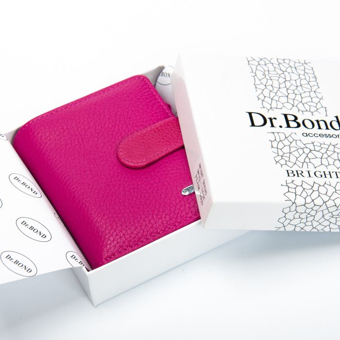 Кошелек Bright Женский кожа DR. BOND WS-32 plum-red