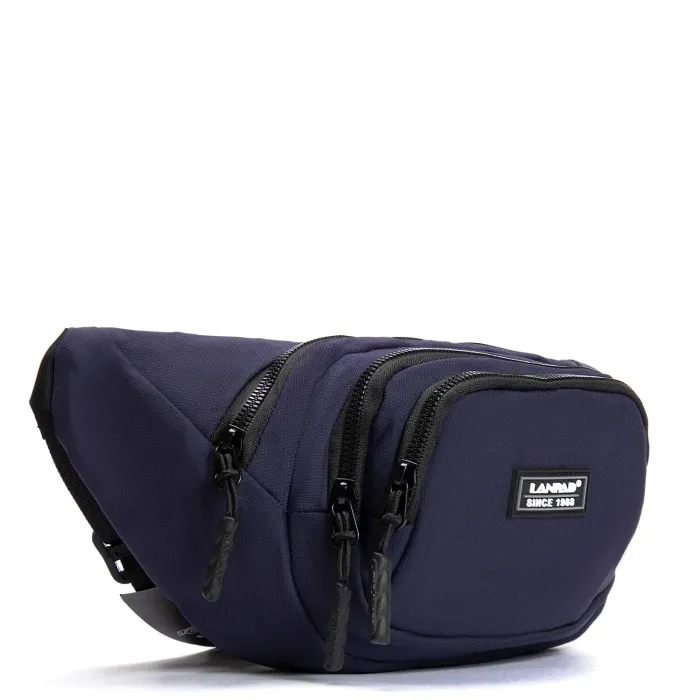 Сумка Мужская На пояс нейлон Lanpad 61056 blue