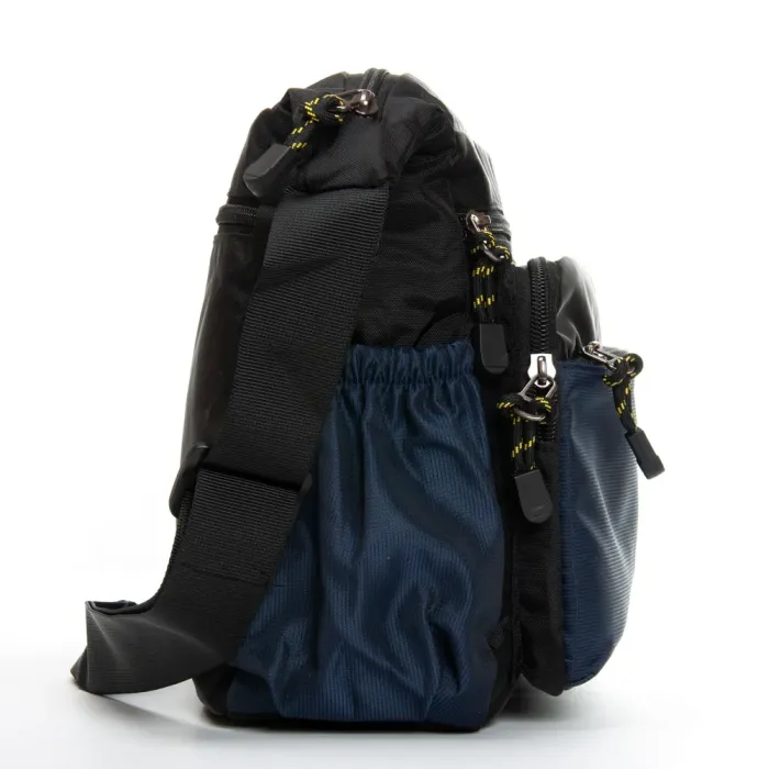 Сумка Мужская На Плечо нейлон Lanpad 8649 blue почтальон