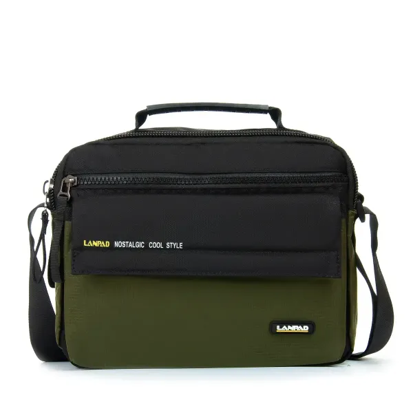 Сумка чоловіча Планшет нейлон Lanpad 4119 green