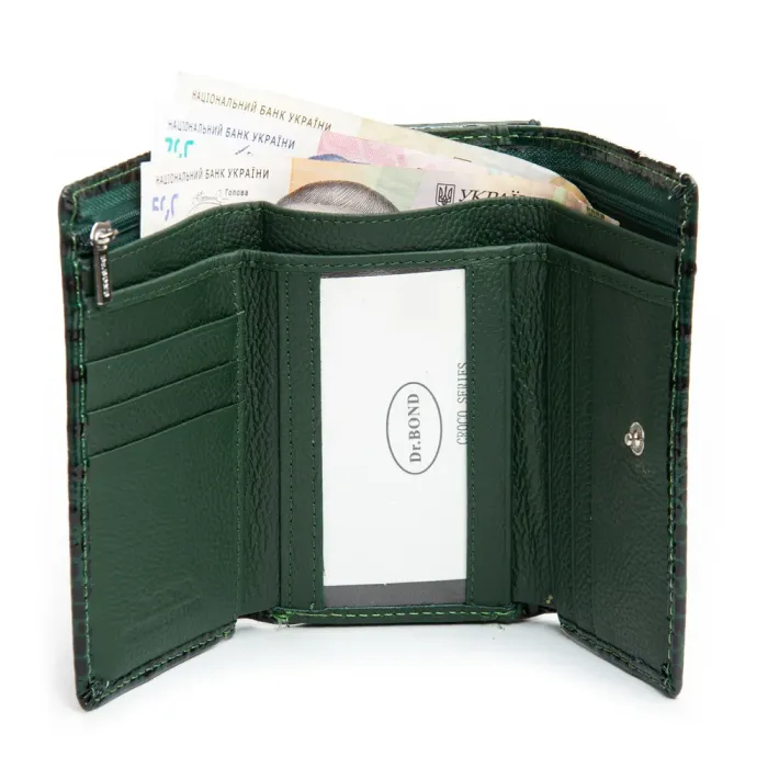 Кошелек PE Женский кожа DR. BOND PEW214 green