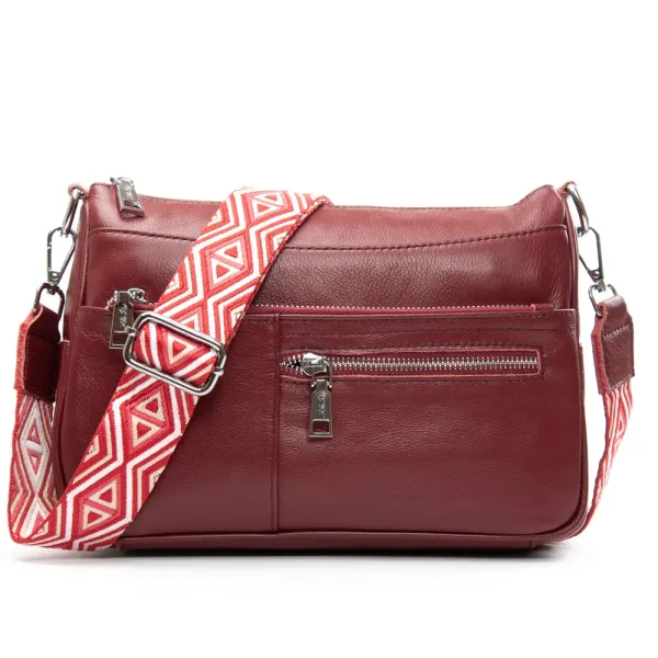 Сумка Женская Классическая кожа ALEX RAI 2041-9 bordo