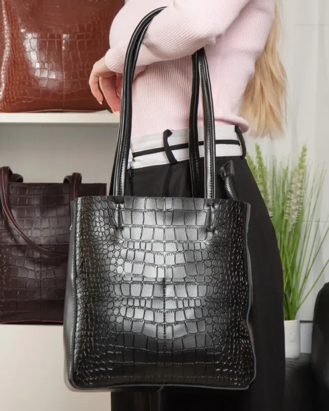 Сумка Женская Классическая кожа ALEX RAI 9384-1 black