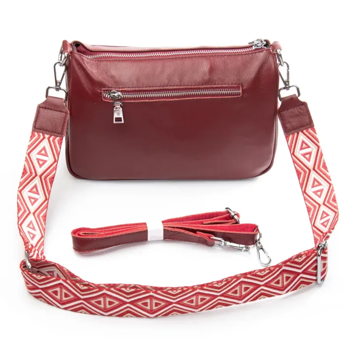 Сумка Женская Классическая кожа ALEX RAI 2041-9 bordo