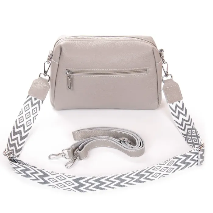 Сумка жіноча Класична шкіра ALEX RAI 3012 L-grey