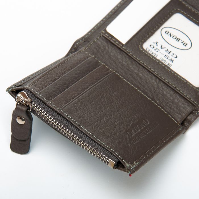 Кошелек Bright Женский кожа DR. BOND WS-20 gray