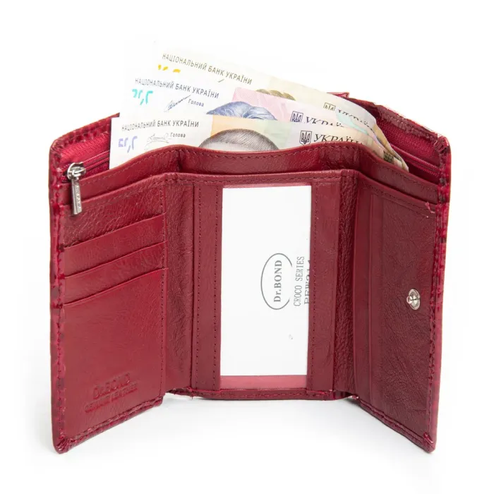 Кошелек PE Женский кожа DR. BOND PEW214 red