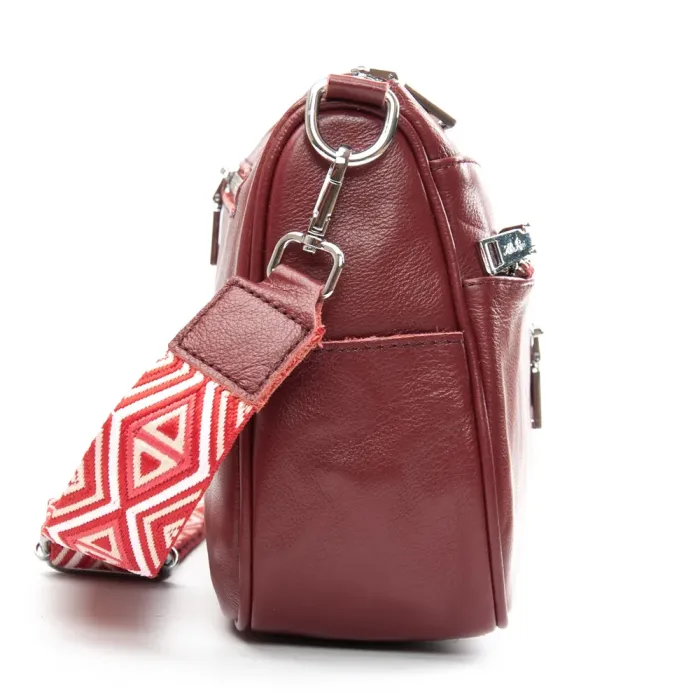 Сумка Женская Классическая кожа ALEX RAI 2041-9 bordo