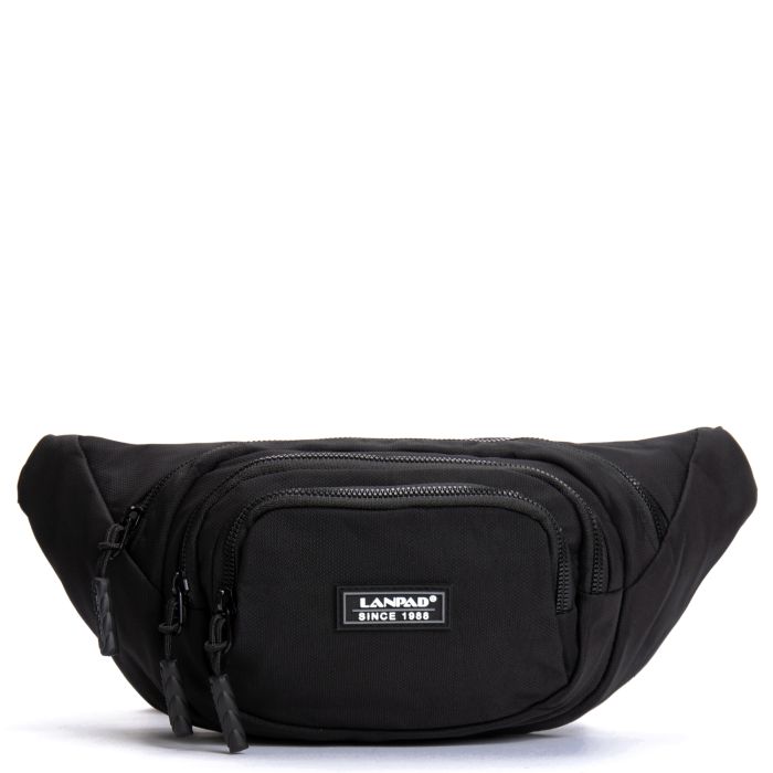 Сумка Мужская На пояс нейлон Lanpad 61056 black