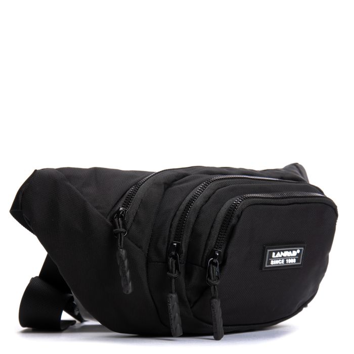 Сумка Мужская На пояс нейлон Lanpad 61056 black
