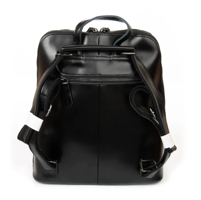 Сумка Женская Рюкзак кожа ALEX RAI 8629 black