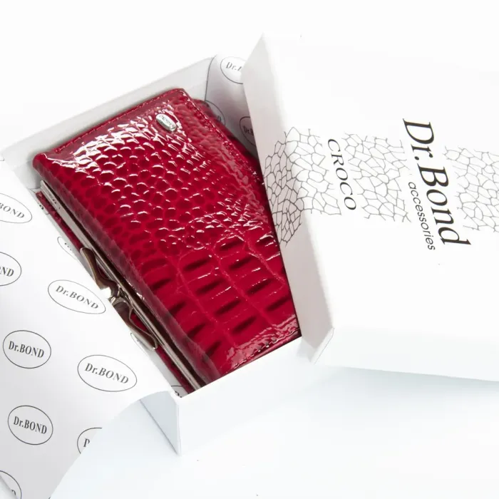 Кошелек PE Женский кожа DR. BOND PEW214 red