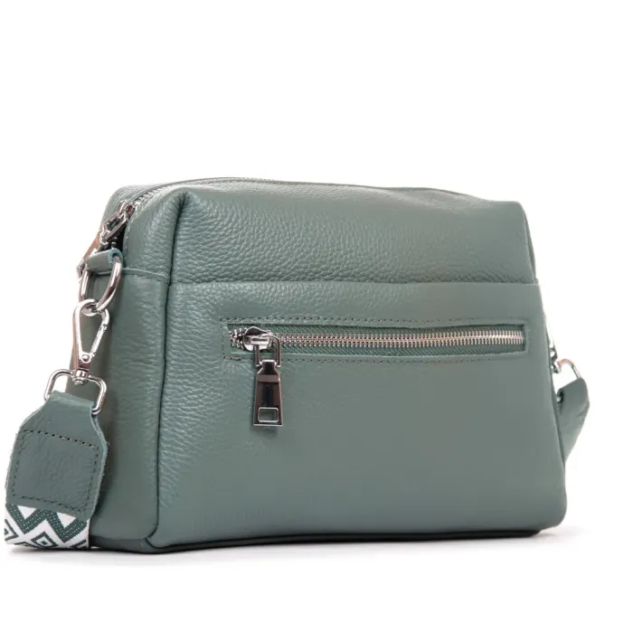 Сумка Женская Классическая кожа ALEX RAI 99122 blue green