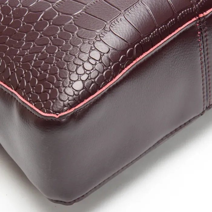 Сумка Женская Классическая кожа ALEX RAI 9384-1 bordo